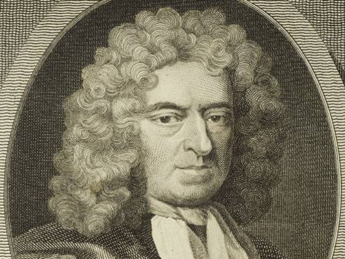 Porträt von Edward Colston (1636-1721) (Grafik, Bildausschnitt) britischer Unternehmer, war am Handel mit versklavten Menschen beteiligt.